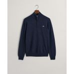 Gant Erkek Lacivert Regular Fit Yarım Fermuarlı Kazak 87213.480