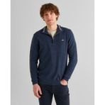 Gant Erkek Lacivert Regular Fit Yarım Fermuarlı Yün Kazak 87213.480 - 2XL