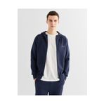 Gant Erkek Lacivert Relaxed Fit Kapüşonlu Logolu Sweatshirt