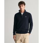 Gant Erkek Lacivert Yarım Fermuarlı Regular Fit Kazak Günlük Stil 8030564.433 - 433-Lacivert