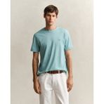 Gant Erkek Mavi Bisiklet Yaka Regular Fit Logolu T-Shirt 2003184.323 - 323-Mavi - 3XL