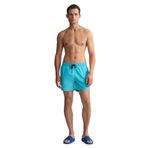 GANT Erkek Mavi Classic Fit Deniz Şortu