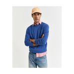Gant Erkek Mavi Regular Fit Bisiklet Yaka Kazak