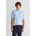 Gant Erkek Mavi Regular Fit Yarım Fermuarlı Baskılı Polo Yaka T-Shirt 24261118T.457 - 457-Mavi - 2XL