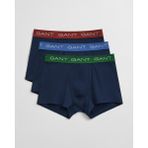 Gant Erkek Mavi Slim Fit 3'lü Boxer 902533003.410 - 410-Lacivert