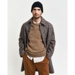 Gant Erkek Regular Fit Bisiklet Yaka Logolu Kazak 8040200.283 - Kahverengi - XL