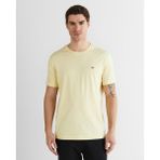Gant Erkek Sarı Bisiklet Yaka Regular Fit Logolu T-Shirt 2003184.713 - 713-Sarı