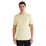 GANT Erkek Sarı Bisiklet Yaka Regular Fit Logolu T-Shirt