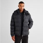 Gant Erkek Siyah Kapüşonlu Mont - 5-Siyah - XL