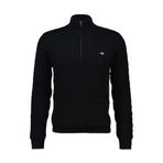 Gant Erkek Siyah Regular Fit Örgü Kazak