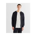 Gant Erkek Siyah Relaxed Fit Kapüşonlu Logolu Sweatshirt