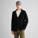 Gant Erkek Siyah Relaxed Fit Kruvaze Ceket - 5-Siyah