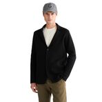 GANT Erkek Siyah Relaxed Fit Kruvaze Ceket