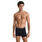 GANT Erkek Siyah Slim Fit 3'lü Logolu Boxer