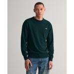 Gant Erkek Yeşil Regular Fit Bisiklet Yaka Kazak 87211.374 - 374-Yeşil - 2XL