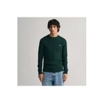 Gant Erkek Yeşil Regular Fit Bisiklet Yaka Kazak