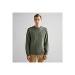 Gant Erkek Yeşil Regular Fit Bisiklet Yaka Logolu Sweatshirt