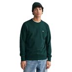 Gant Erkek Yeşil Regular Fit Bisiklet Yaka Sweatshirt