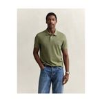 GANT Erkek Yeşil Regular Fit Logolu Polo Yaka T-Shirt