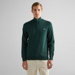 Gant Erkek Yeşil Regular Fit Yarım Fermuarlı Kazak - 374-Yeşil