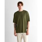Gant Erkek Yeşil Relaxed Fit Bisiklet Yaka Logolu T-Shirt 2325124T.301 - 301-Yeşil