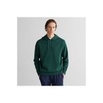 GANT Erkek Yeşil Relaxed Fit Kapüşonlu Sweatshirt