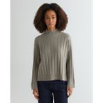 Gant Kadın Bej Relaxed Fit Dik Yaka Kazak 4805284.24 - M