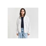 Gant Kadın Beyaz Relaxed Fit Kapüşonlu Sweatshirt