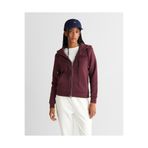 Gant Kadın Bordo Regular Fit Kapüşonlu Fermuarlıı Sweatshirt