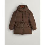 Gant Kadın Kahverengi Relaxed Fit Fermuarlı Mont 4700284.274 - XL - Kahverengi-BN278