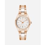 Gant Kadın Kol Saati Naples-IPB 3-hand, Date 36 mm Kasa ÇapıRose Rose Kasa Beyaz Kadran Metal Kordon