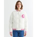Gant Kadın Krem Hakim Yaka Logolu Bomber Ceket 47124305T.130 - Krem Rengi - -- - XL