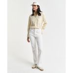 Gant Kadın Krem Slim Fit Pantolon 4100249.113 - 113-Krem Rengi - -- - 32