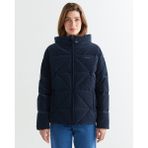 Gant Kadın Lacivert Kapüşonlu Kapitone Mont 47124303T.433 - 433-Lacivert - XS
