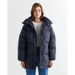 Gant Kadın Lacivert Relaxed Fit Kapüşonlu Mont 4700347.433