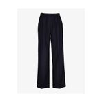 Gant Kadın Lacivert Relaxed Fit Yün Pantolon