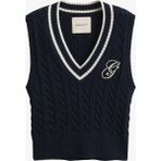 Gant Kadın Lacivert V Yaka Süveter 4805441.433 - 433-Lacivert - XS