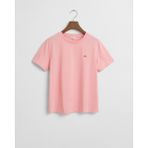 GANT Kadın Pembe Regular Fit Bisiklet Yaka T-Shirt-4200200.627