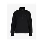 Gant Kadın Siyah Relaxed Fit Yarım Fermuarlı Sweatshirt