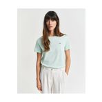 Gant Kadın Yeşil Regular Fit Bisiklet Yaka T-shirt
