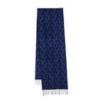 GANT Unisex Lacivert G Monogramlı Dokuma Atkı