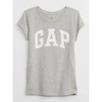 Gap 460525008 V-Hs Ss Value Logo Tee Kız Çocuk Tişört - Gri - 4 - 5 Yaş