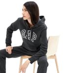 GAP 463506003 Gri V-Gap Heritage Kadın Günlük Stil Sweatshirt