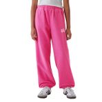 GAP 499107001 Pembe Logo Polar Fleece Çocuk Günlük Stil Eşofman Altı