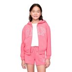GAP 746744001 V-Frch Ft Logo Fz Kız Çocuk Eşofman Üstü Pembe XXL