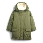 GAP 789833000 Yeşil Cold Control Parka Çocuk Günlük Stil Mont