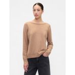 Gap 791281000 V-Bella Boatneck Kadın Kazak - Kahverengi - S