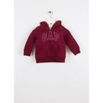 GAP Baskılı Kız Çocuk Kapüşonlu Sweatshirt, Kırmızı, 6-7 Yaş