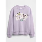 Gap Baskılı Kız Çocuk Mor Sweatshırt 721472004 - 4 - 5 Yaş
