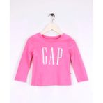 Gap Baskılı Pembe Kız Çocuk T-Shirt 812482000 - 3 Yaş
